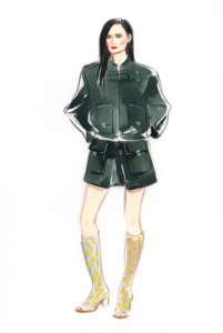 fashion silhouette Louis Vuitton
